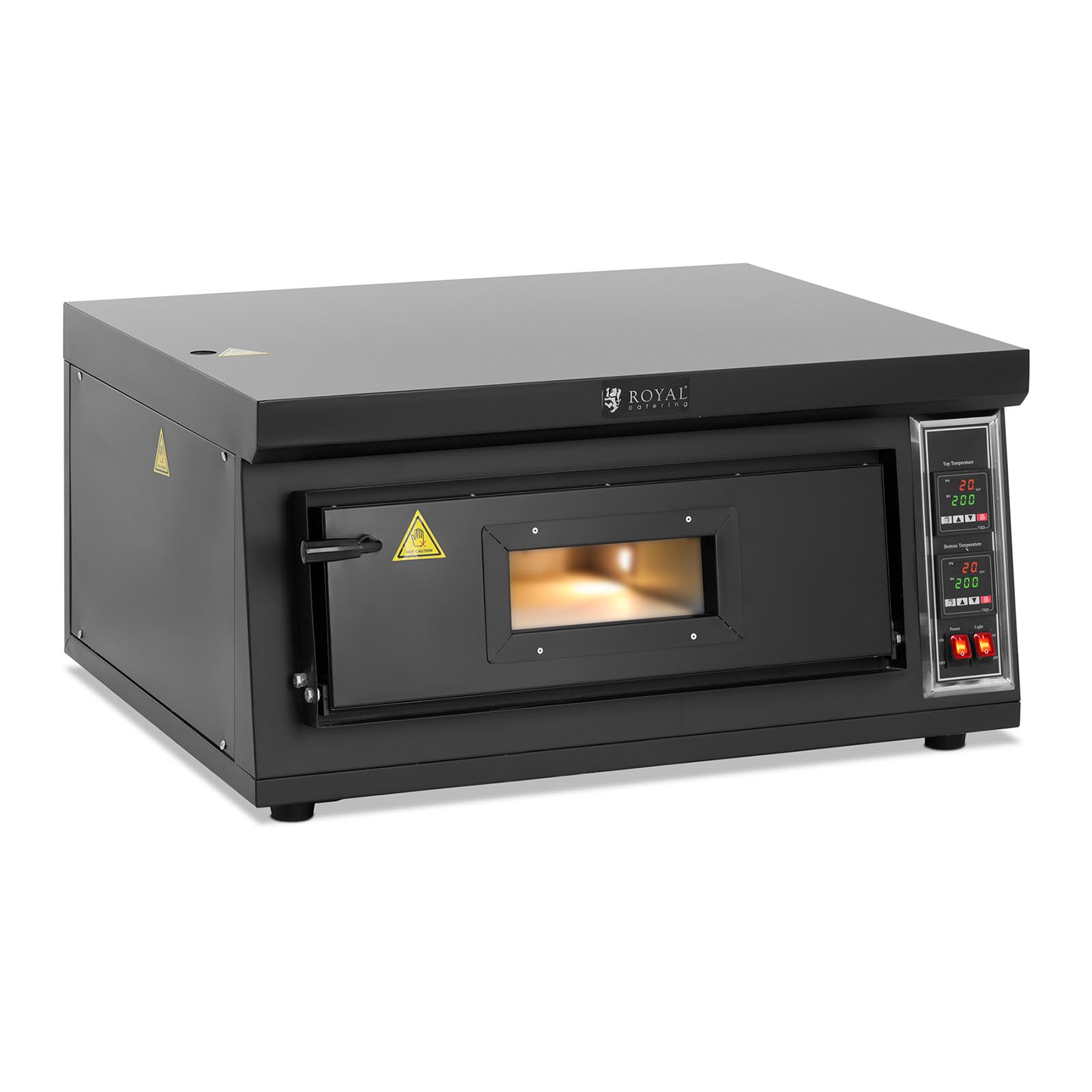 Pizza oven - 1 chamber - 4200 W - Ø 58 cm - Royal Catering