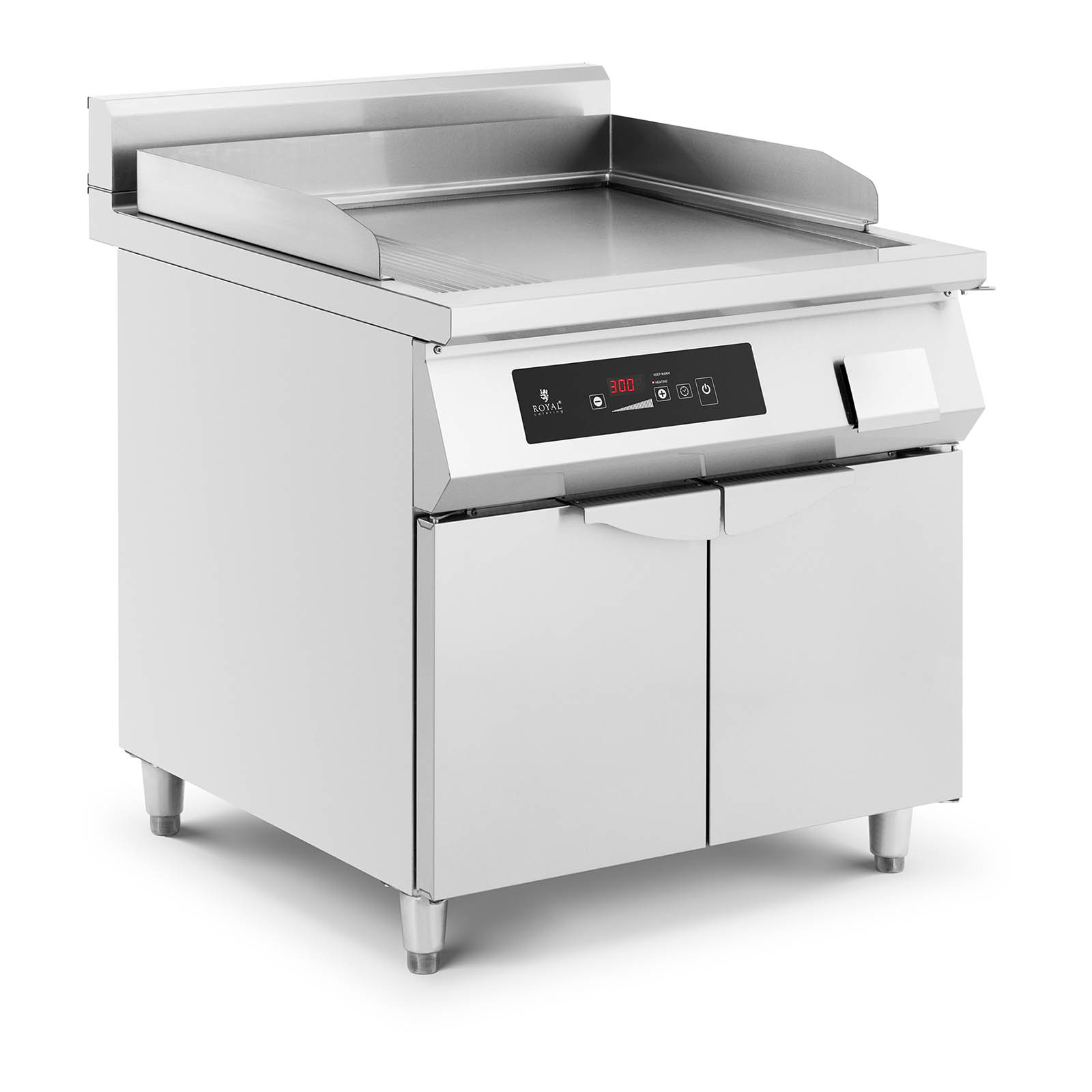 Induction Grill - 720 x 610 mm - smooth - 10000 W - Royal Catering